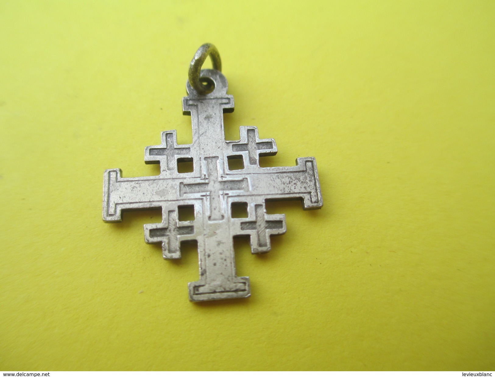 Médaille Religieuse Ancienne /Croix De Jérusalem /Début XXéme Siécle               CAN537 - Religion & Esotérisme