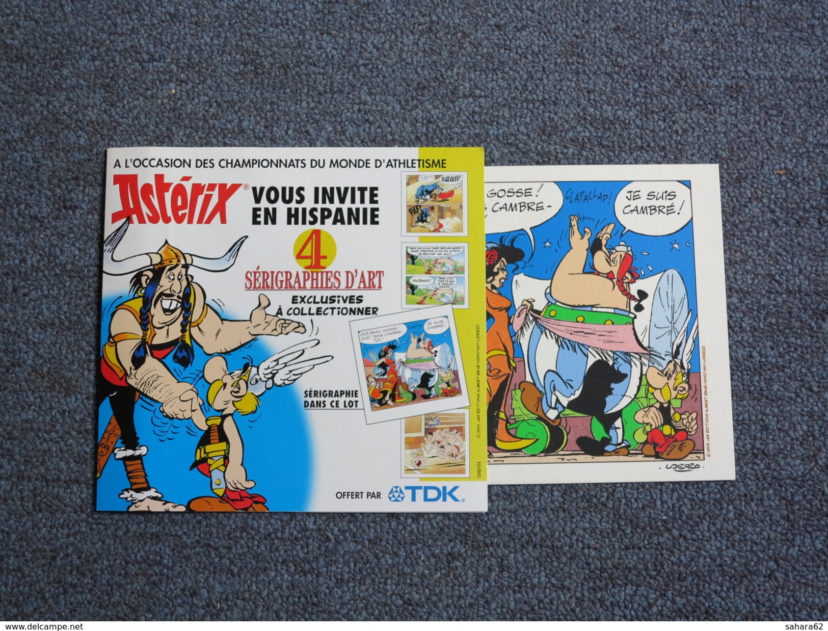 ASTERIX Sérigraphie D'Art TDK - Autres & Non Classés