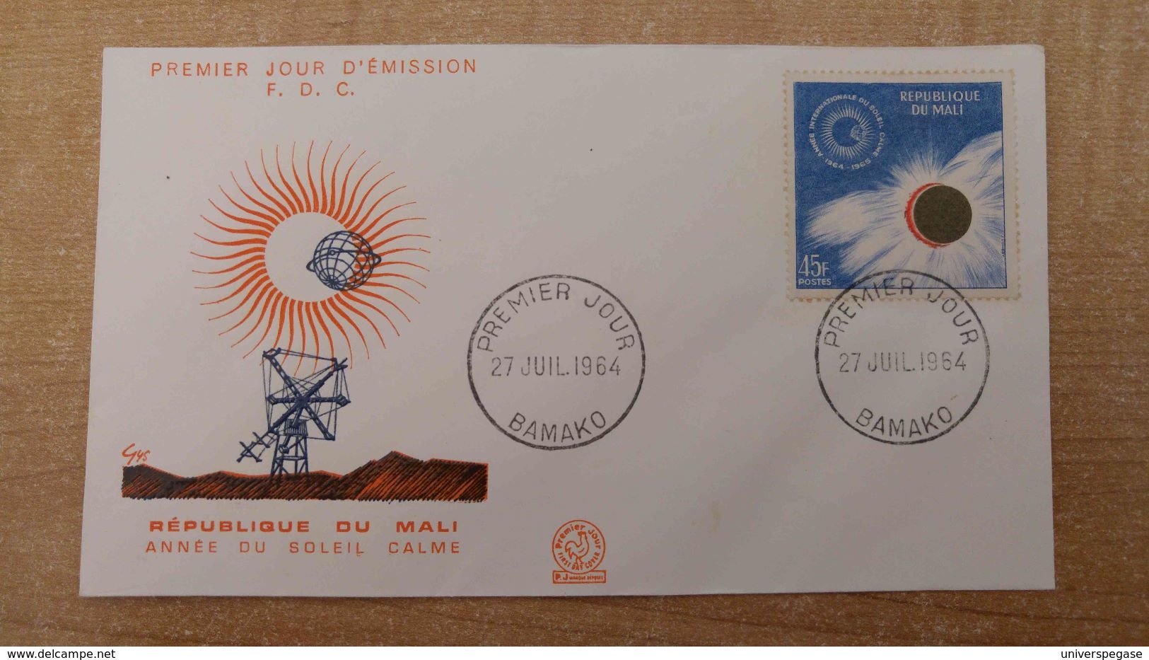 FDC 1er Jour - Mali - Espace - Satellite - Fusée - Télécommunications - Afrika