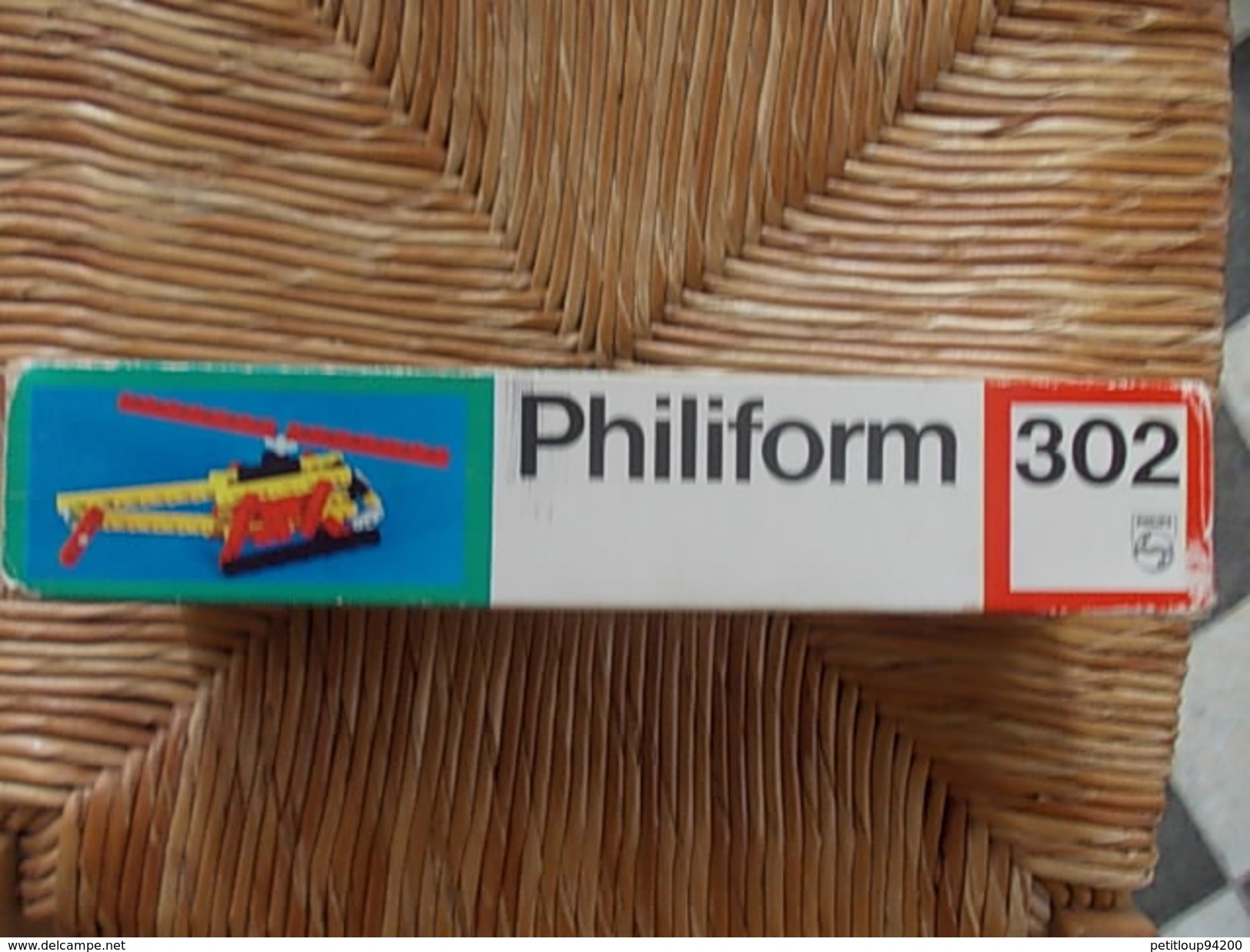 2 BOITES DE JEUX DE CONSTRUCTION PHILIPS Philiform 302  AVION PLANE  Années 1960 - Autres & Non Classés