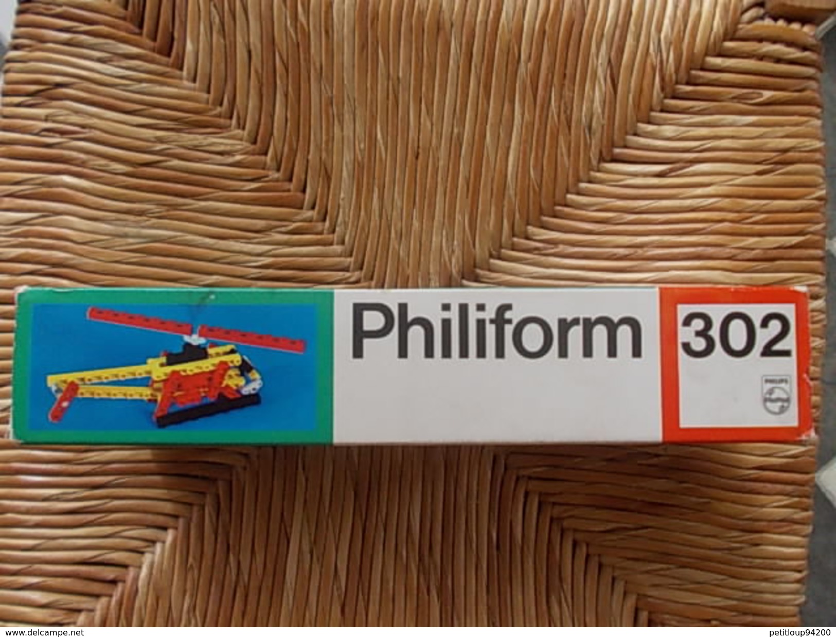 2 BOITES DE JEUX DE CONSTRUCTION PHILIPS Philiform 302  AVION PLANE  Années 1960