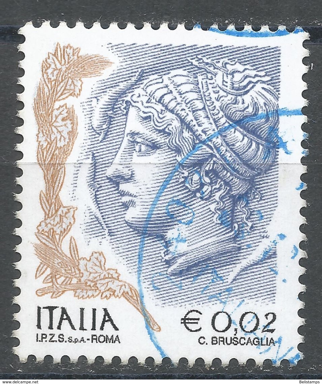 Italy 2004. Scott #2437a (U) Profile Of Woman From Syracuse Tetadrachm - 2001-10: Oblitérés