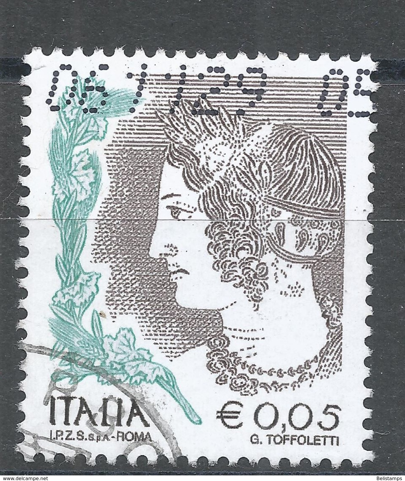 Italy 2002. Scott #2440 (U) ''Young Velca'' Etruscan Tomb - 2001-10: Used