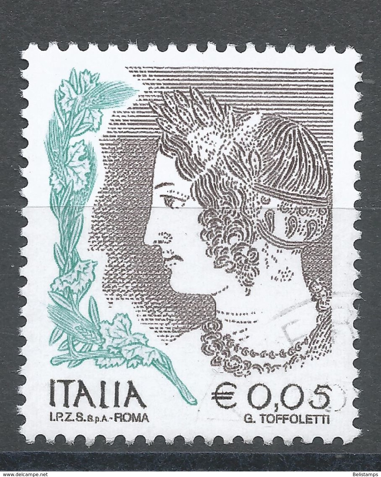 Italy 2002. Scott #2440 (U) ''Young Velca'' Etruscan Tomb - 2001-10: Used