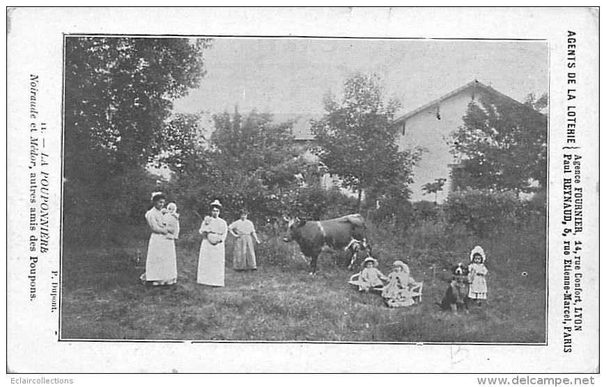 Thème. Faire  Part De Naissance. Nourrices. Lot De 7 Cartes .Loterie De La Pouponnière.  Phosphatine    ( Voir Scan) - Geburt