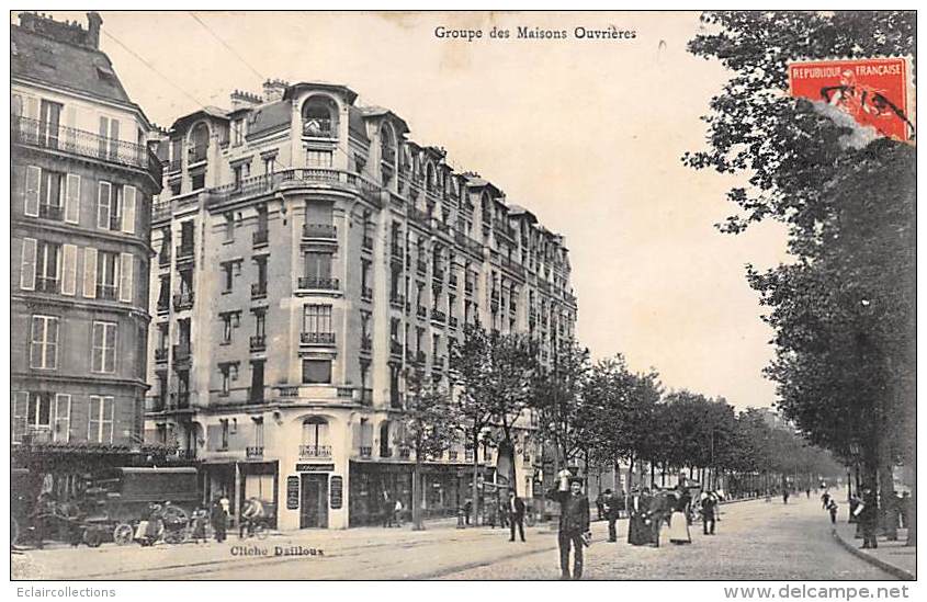 Thème.  Habitat Ouvrier:    Paris 12ème Avenue Dumesnil . Maisosns Ouvrières      (   Voir Scan) - Andere & Zonder Classificatie