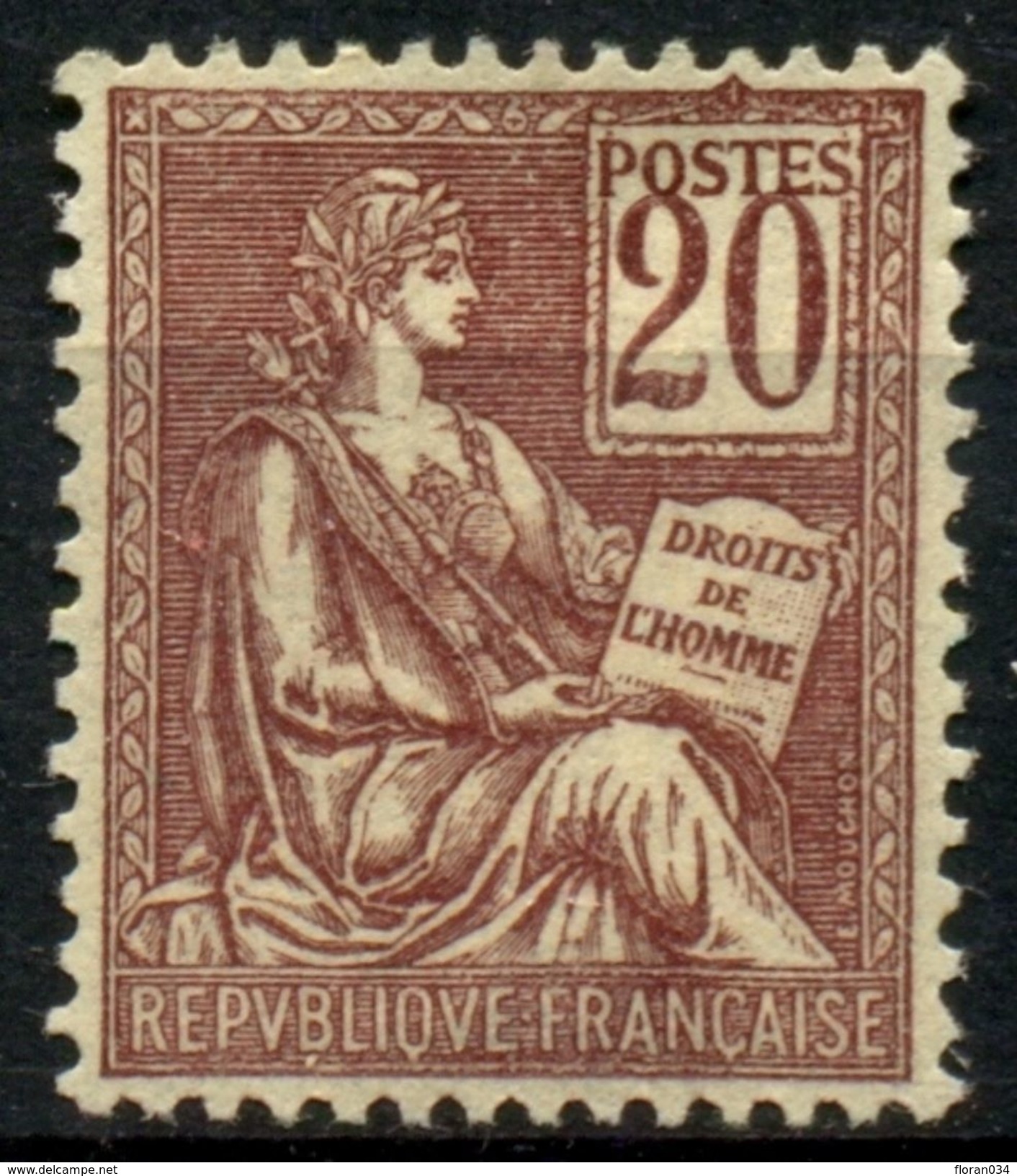 France N° 113 Neuf * (MH) Centrage PARFAIT Signé Calves - Cote 135 Euros - LUXE - Unused Stamps