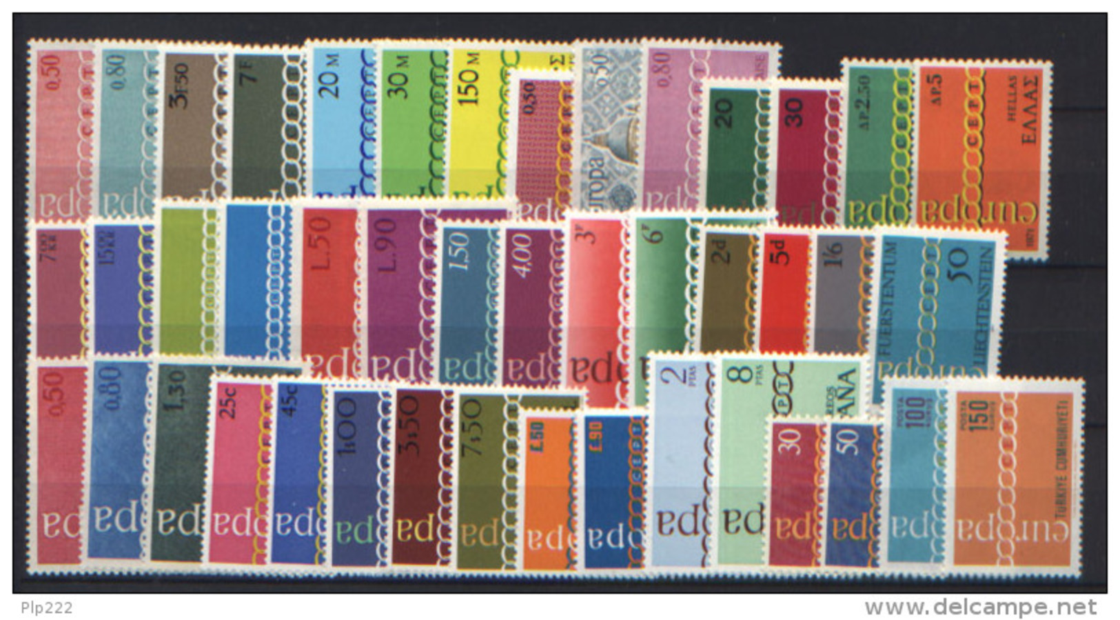 Europa CEPT 1971 Annata Completa / Complete Year **/MNH VF - Full Years