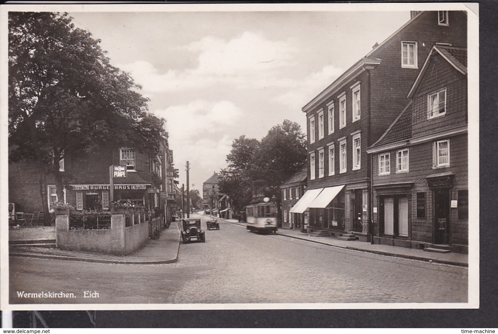 Wermelskirchen , Eich , Straßenbahn  1933 - Wermelskirchen