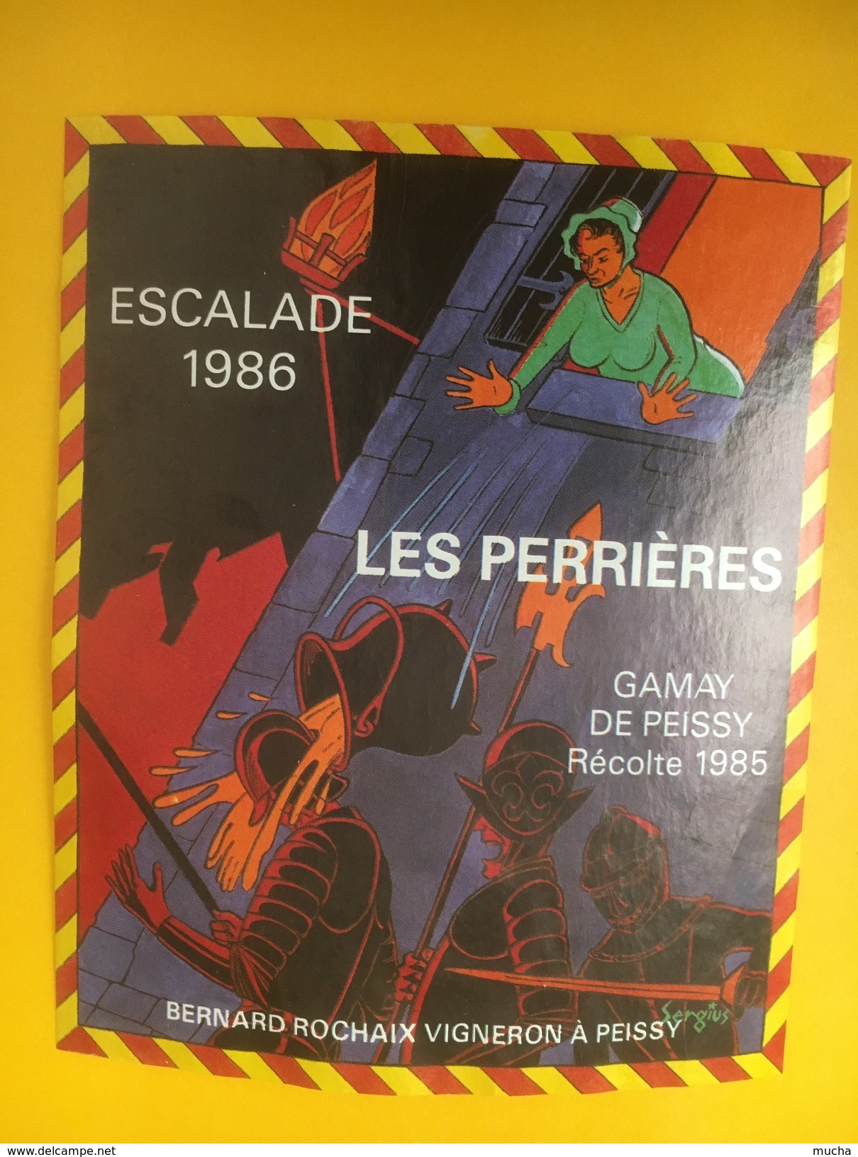 5029 - Escalade 1986 Les Perrières Gamay De Peissy Genève Suisse - Sonstige & Ohne Zuordnung