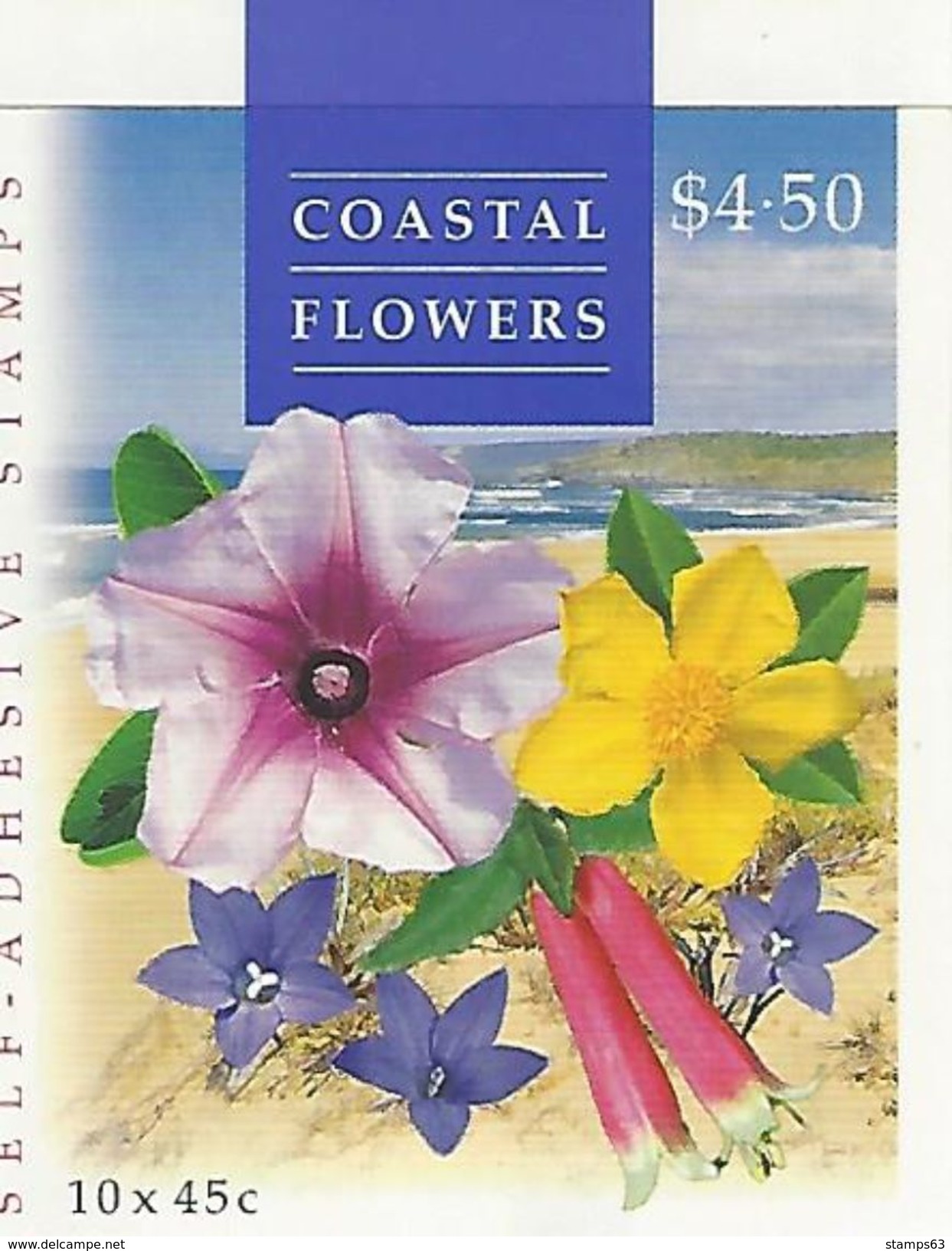 AUSTRALIA 2000, Booklet 129a, Costal Flowers - Libretti