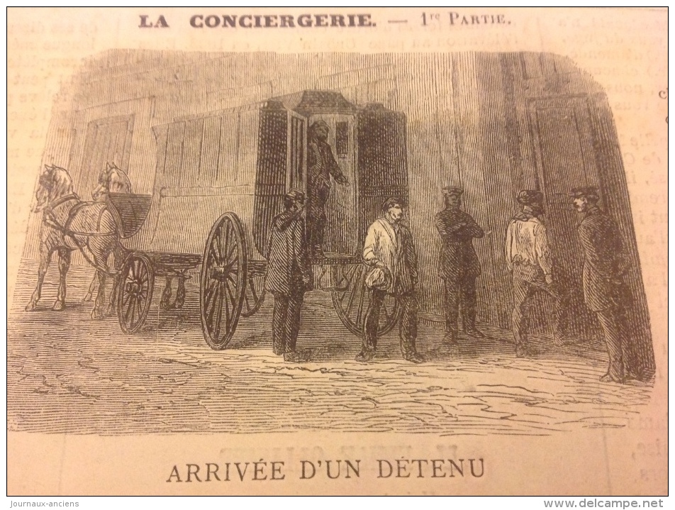 1870 LA CONCIERGERIE ET LE DÉPÔT - Mr BOZÉRIAN Avocat à La Cour - CONCILE &OElig;CUMÉNIQUE - Emile OLLIVIER - Rosine BLO - 1850 - 1899