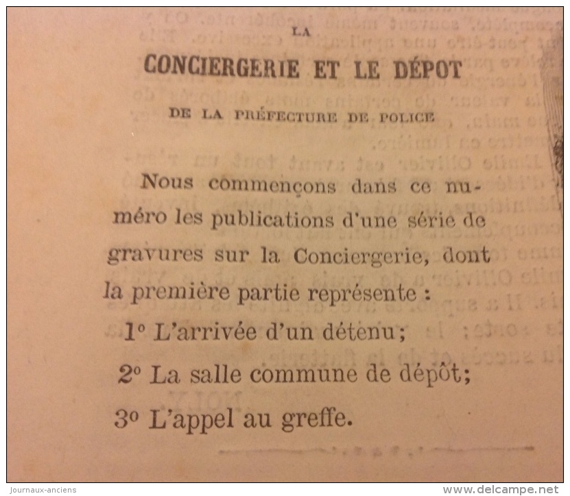 1870 LA CONCIERGERIE ET LE DÉPÔT - Mr BOZÉRIAN Avocat à La Cour - CONCILE &OElig;CUMÉNIQUE - Emile OLLIVIER - Rosine BLO - 1850 - 1899