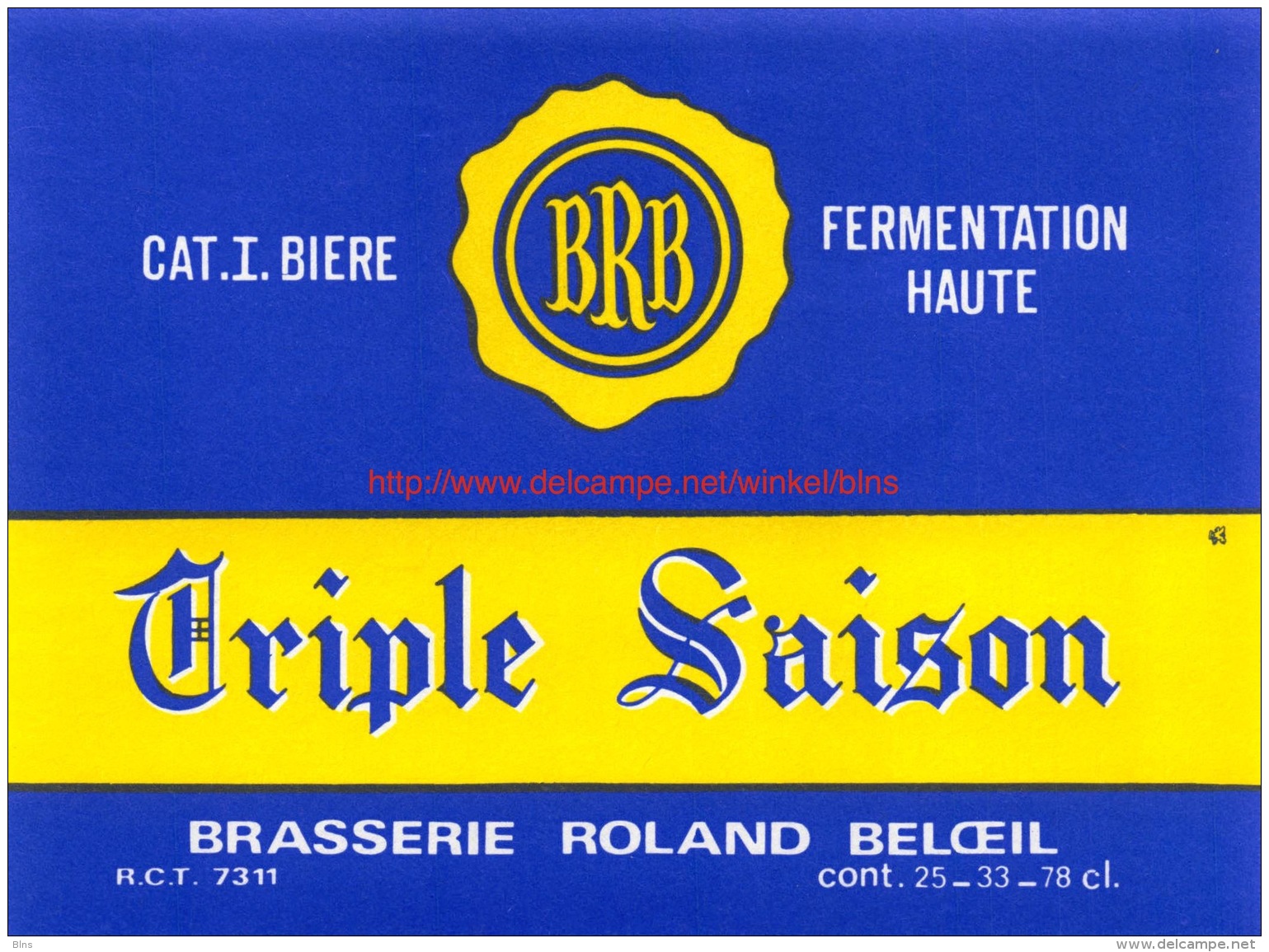 Brasserie Roland - Beloeil - Triple Saison - Bière