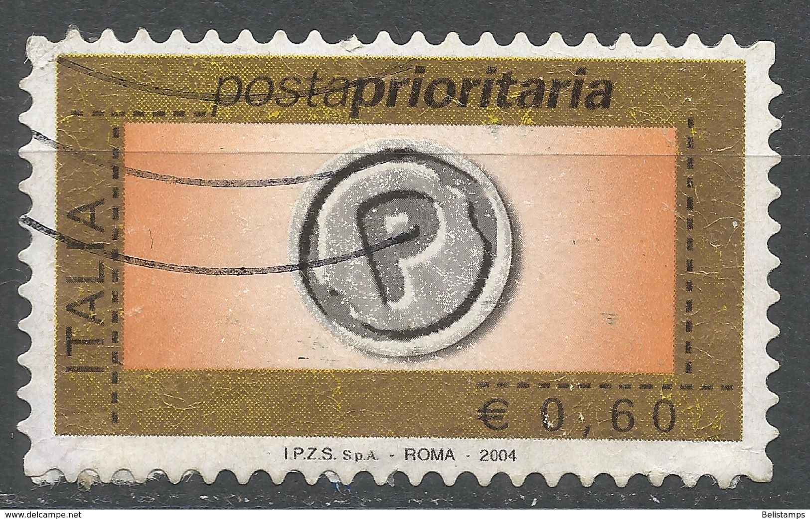 Italy 2004. Scott #2582 (U) Priority Mail - 2001-10: Gebraucht