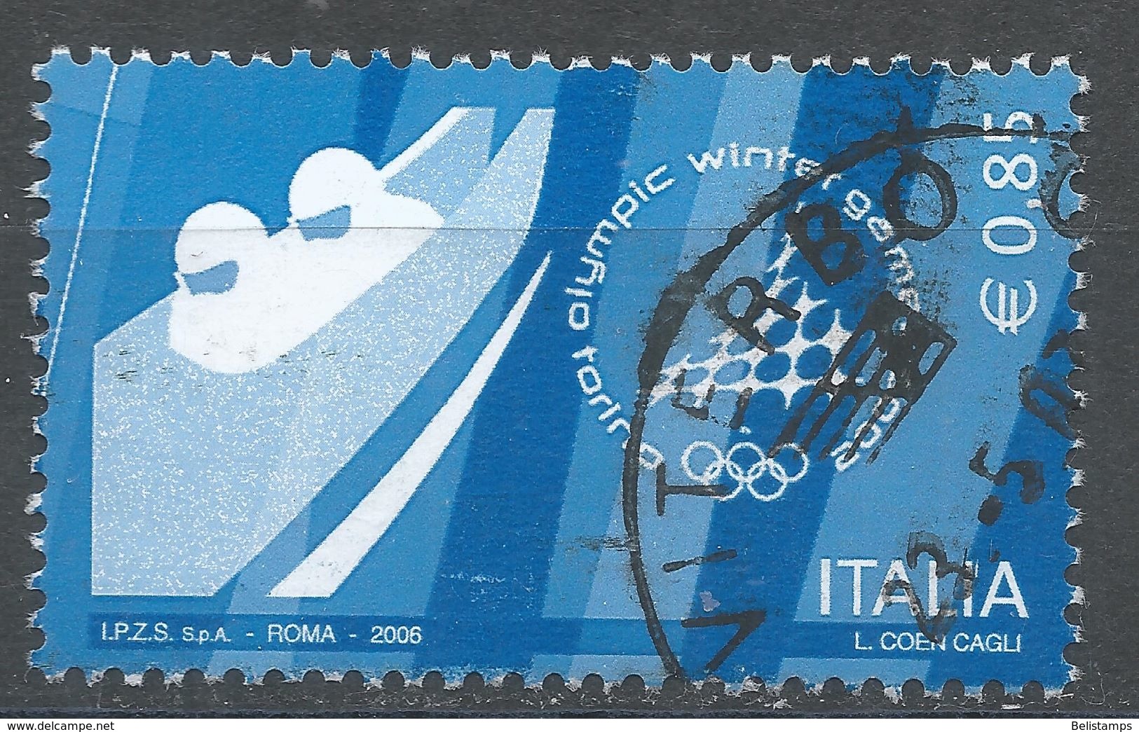 Italy 2006. Scott #2720 (U) Winter Olympics, Turin, Bobsled - 2001-10: Oblitérés