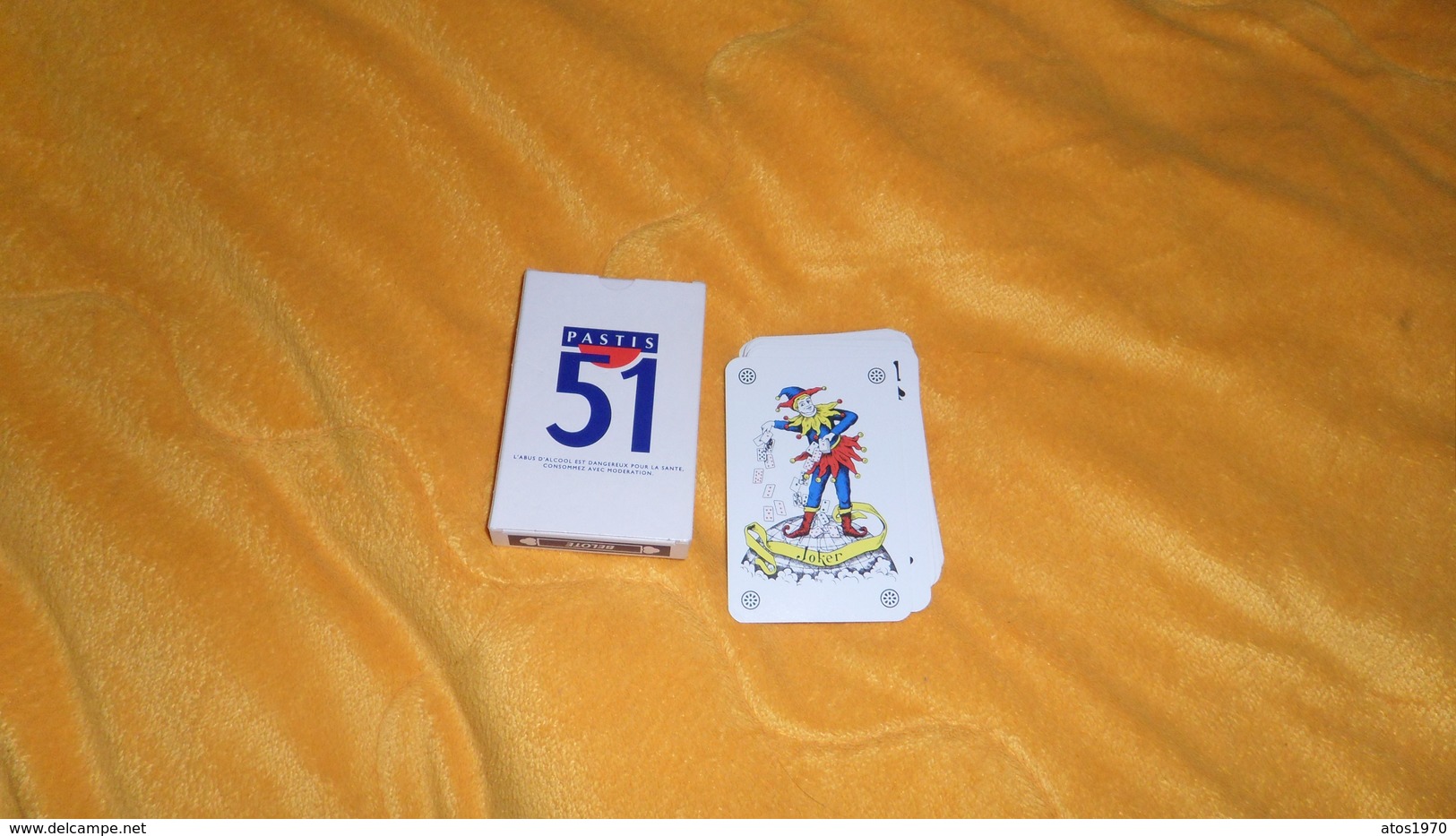 JEU DE 32 CARTES PUBLICITE PASTIS 51. - 32 Cards