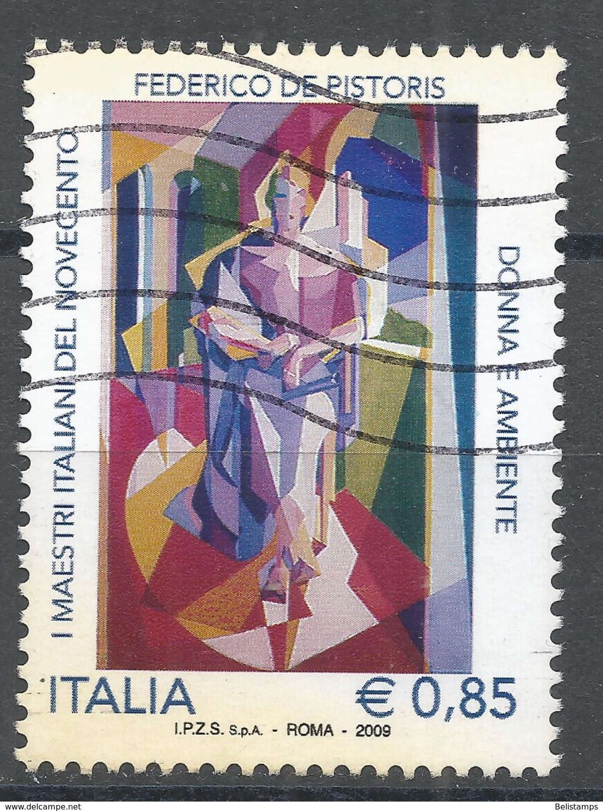 Italy 2009. Scott #2980 (U) Painting By Federico De Pistoris (1898-1975) - 2001-10: Used