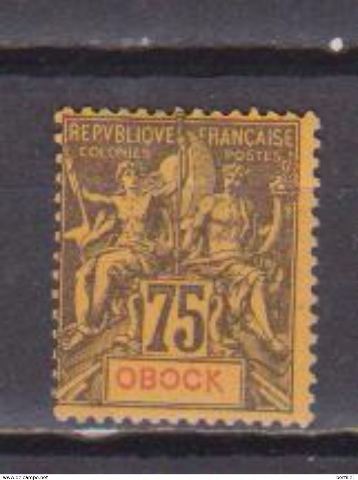 OBOCK          N° YVERT  :   43    NEUF AVEC CHARNIERES  ( Ch  471  ) - Neufs