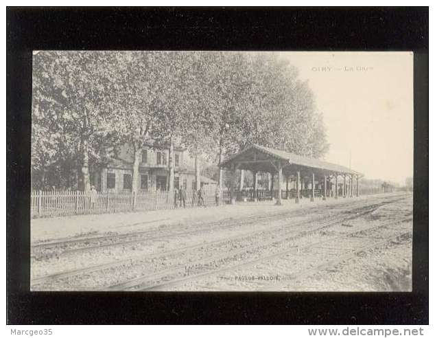 51  Oiry La Gare édit. Paulus Vallois Chemin De Fer Train - Autres & Non Classés