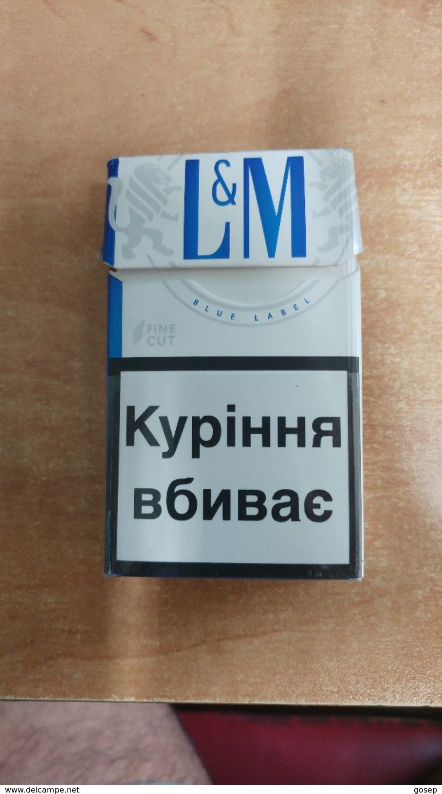 Boxes-israel-box Empty Cigarette-L&M-blue Label-(37) - Sigarettenkokers (leeg)