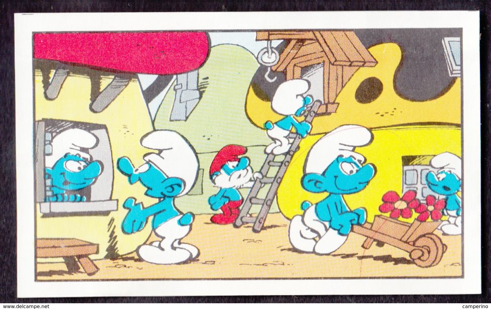 N° 2 Un Schtroumpf Pas Comme Les Autres Smurf Puffi Schtroumpfs Ancienne Image Chromos Kwatta - Andere & Zonder Classificatie