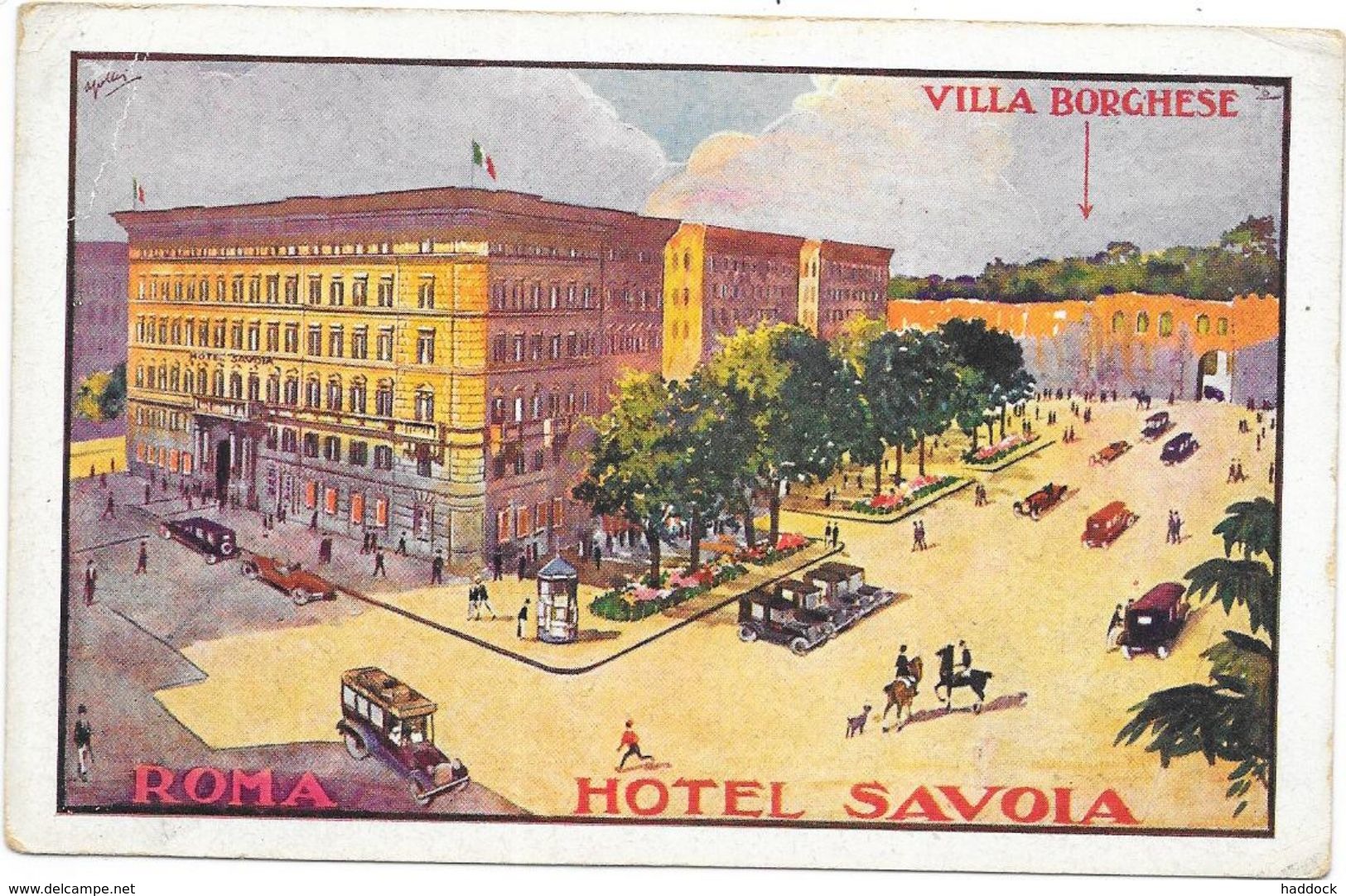 ROMA: HOTEL SAVOIA - Altri & Non Classificati