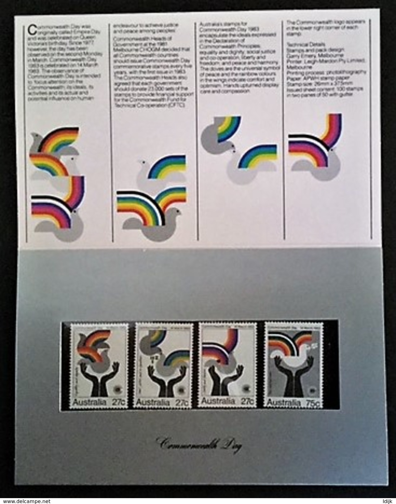 1983 Commonwealth Day Yvert 817-820 ** In Presentation Pack - Presentation Packs