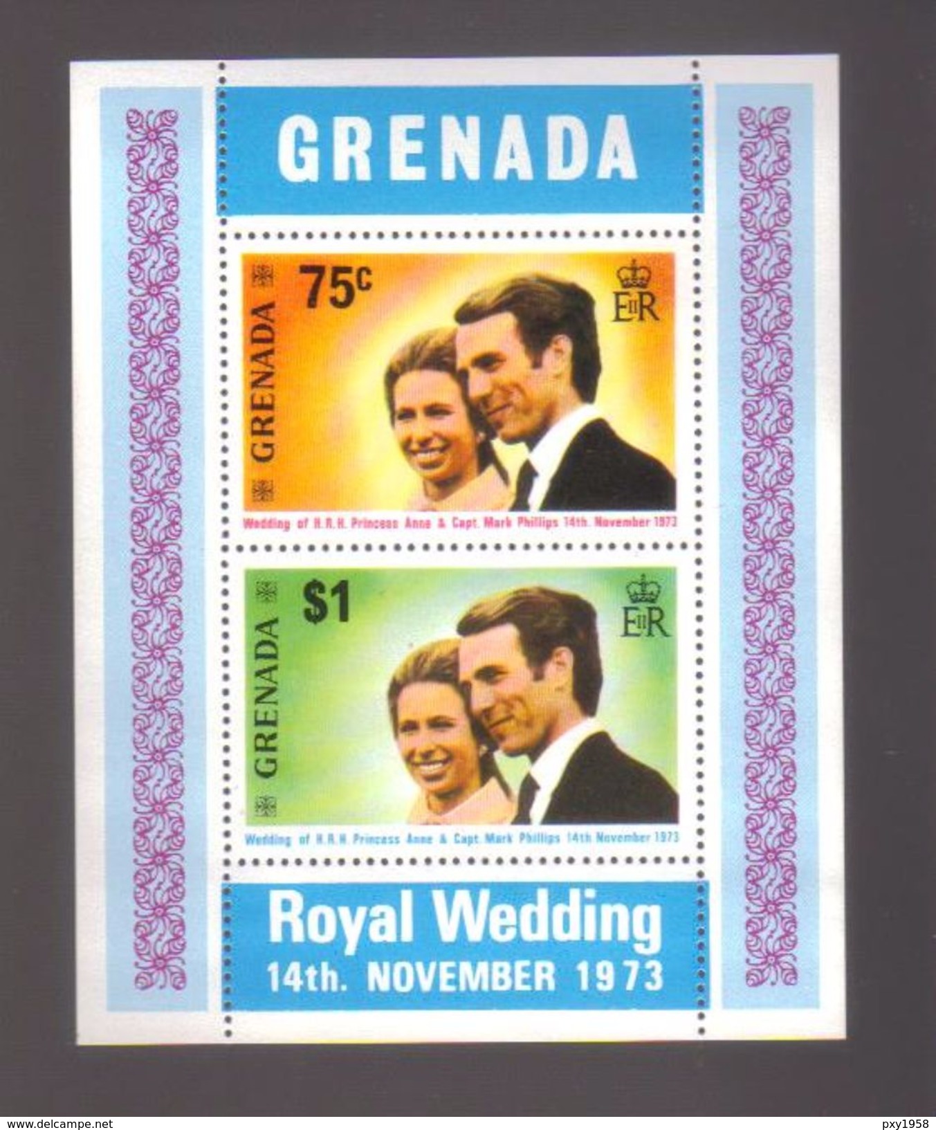 5993-Grenada Minisheet Stanley Gibbons MS584 ** Mnh - Grenada (1974-...)