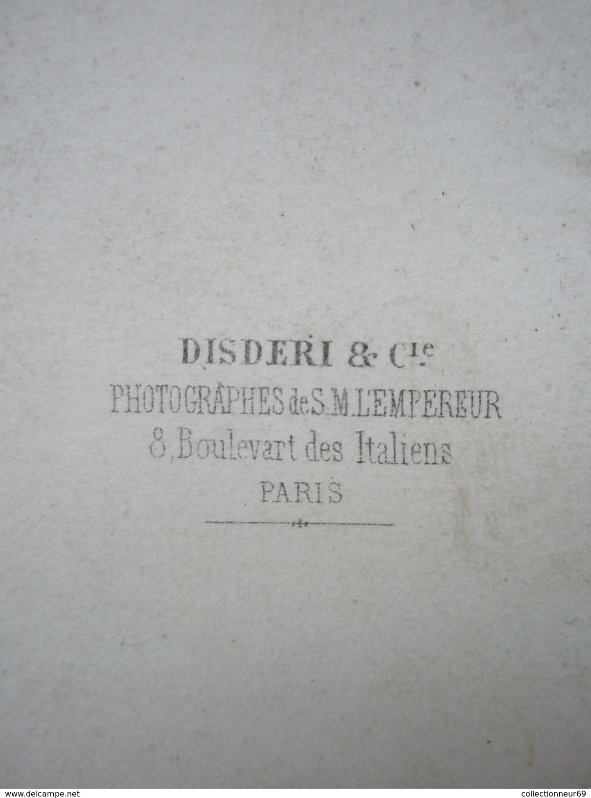 ANCIENNE PHOTO DU MARÉCHAL CANROBERT SOUS NAPOLÉON III EN FORMAT CDV FAITE PAR DISDERI & Cie A PARIS - Personnes Identifiées