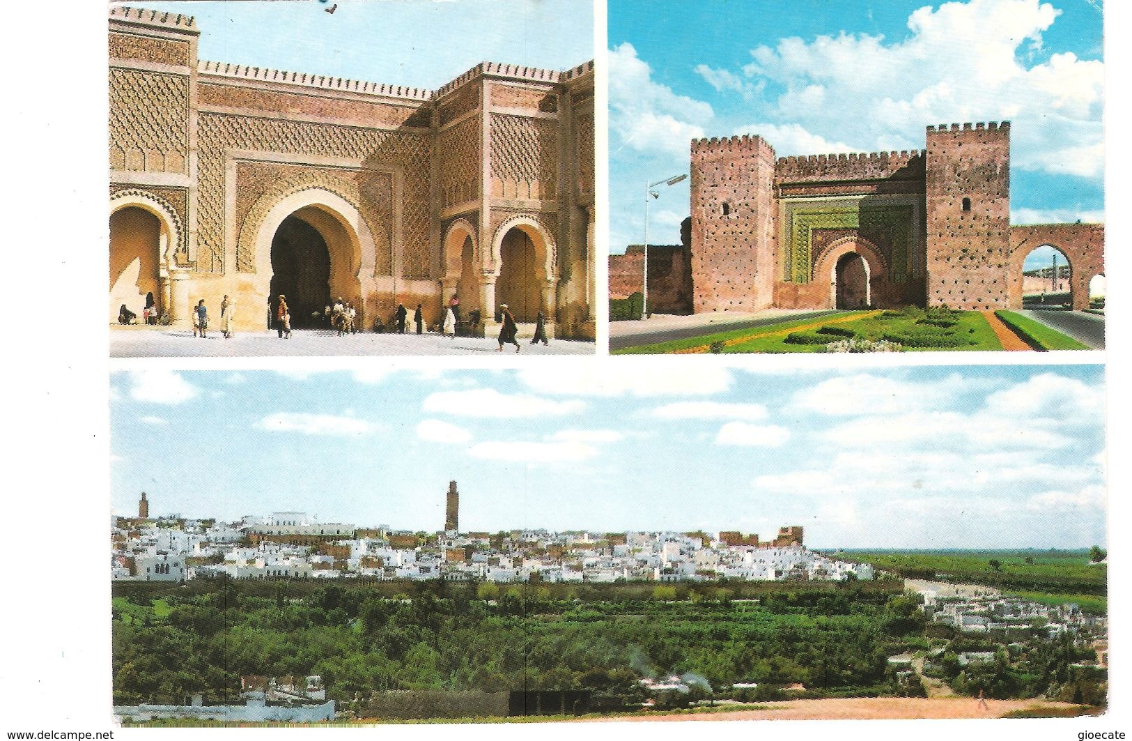 MEKNES - 903.901 - BAB EL MANSOUR - BAB LAKHMIS - VUE GENERALE - VIAGGIATA 1983 - (1021) - Meknes