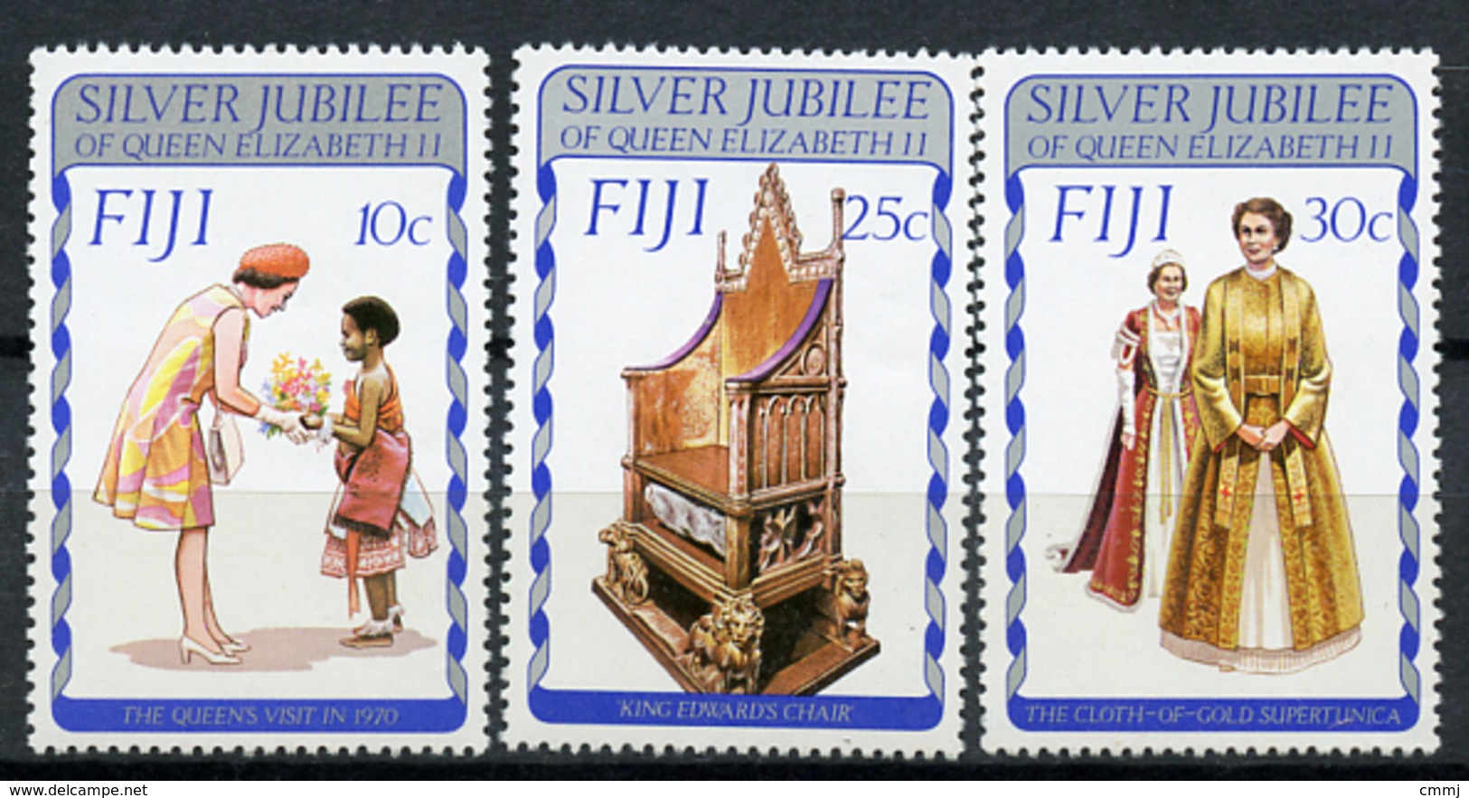 1977 - FIJI - Catg. Mi.  358/360 - NH - (R-SI.331.713 -  37) - Fiji (1970-...)