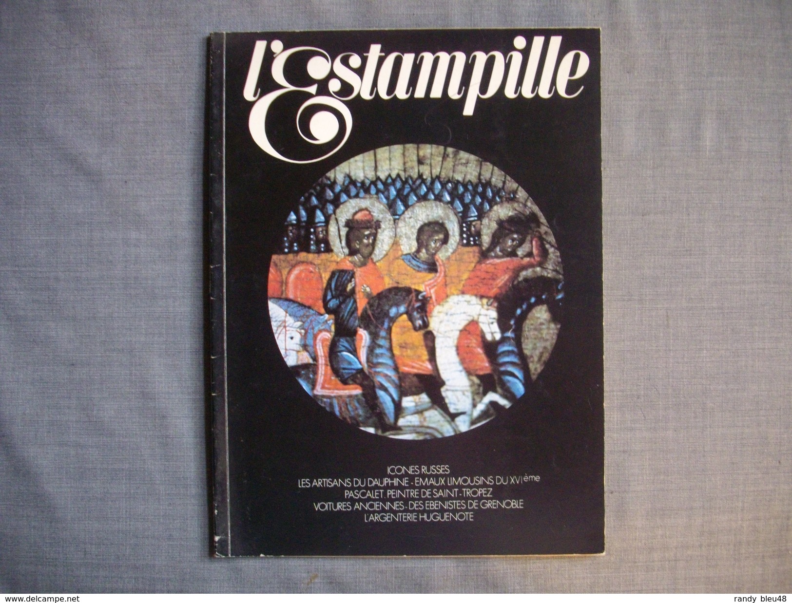 L'ESTAMPILLE  ( L'objet D'Art )  N° 77  - 1976 -  Icones Russes  -  Voitures Anciennes  -  Ebénistes De GRENOBLE  - - Brocantes & Collections