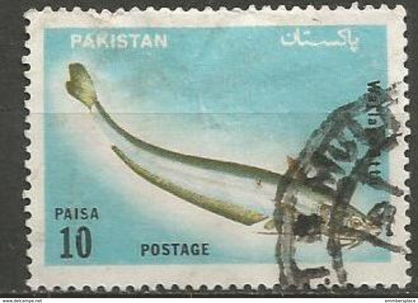 Pakistan - 1973 Catfish 10p Used    SG 353  Sc 348 - Pakistan