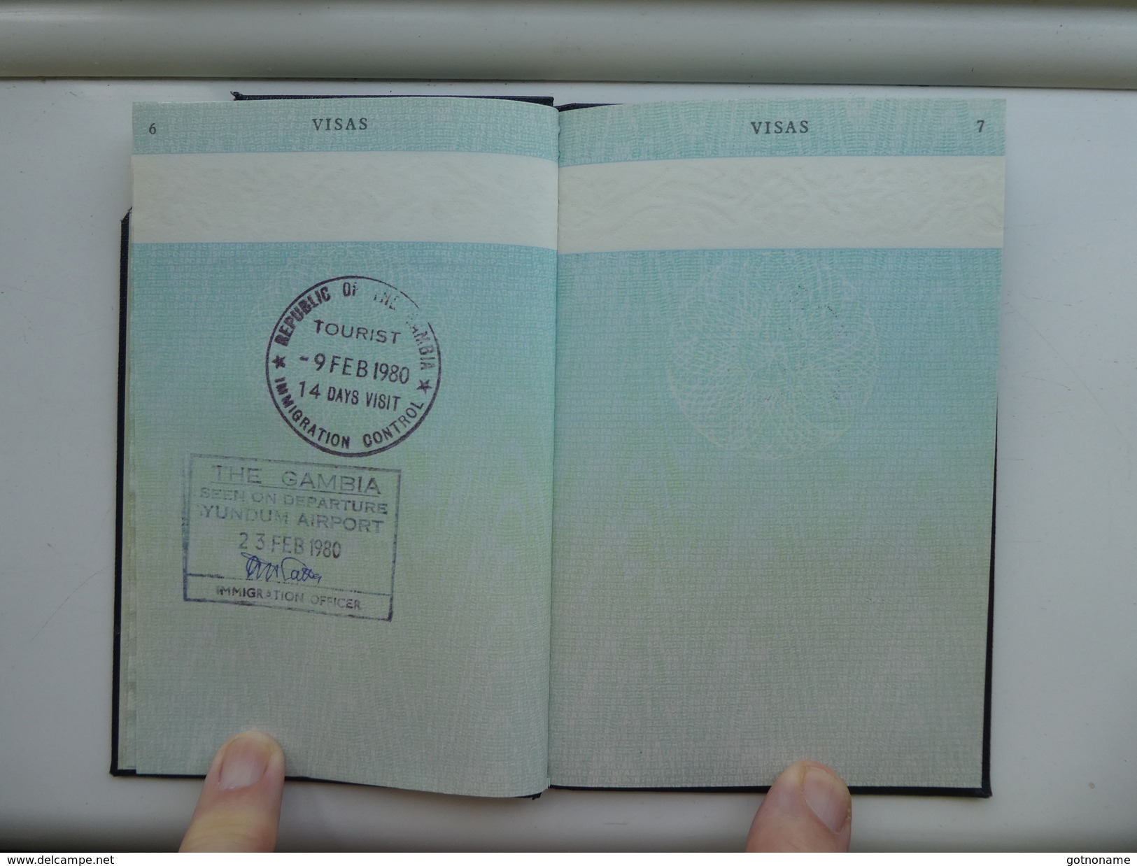 Passeport, Passport, Reisepass, Pasaporte Du Royaume Uni 1978 Visa Gambia. Port Gratuit En Europe. - Documentos Históricos