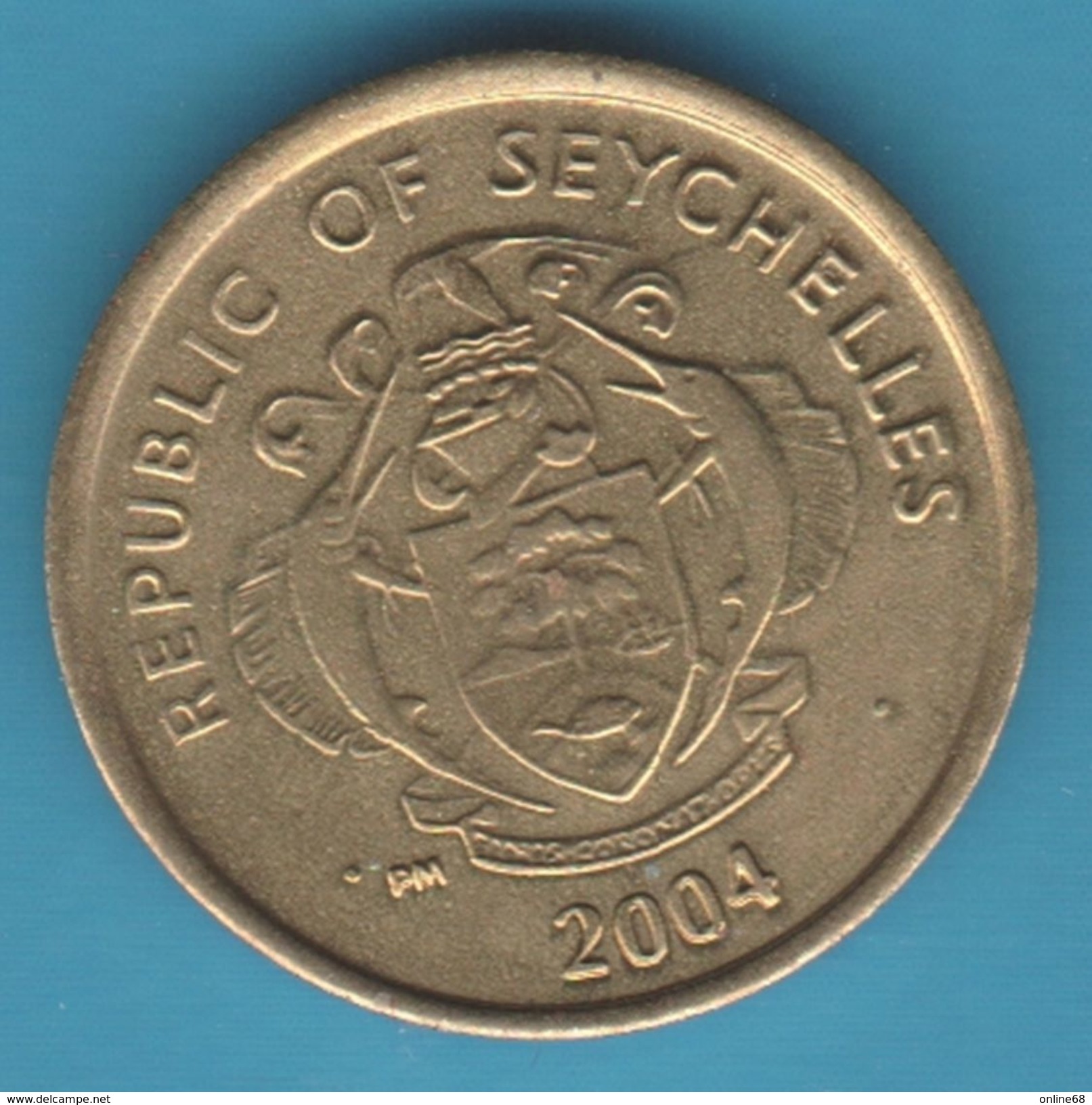 SEYCHELLES 1 CENT 2004 KM# 46 Mud Crabe - Seychelles