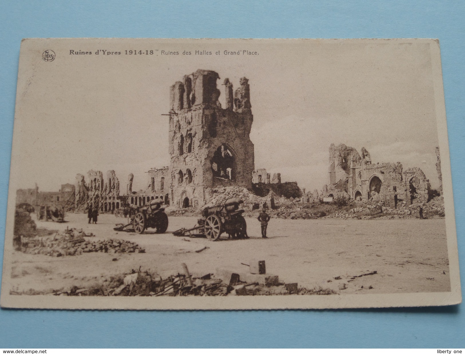 Ruines D'Ypres 1914-18 Ruines Des Halles Et Grand Place / Anno 1931 ( Zie Foto´s Voor Detail ) ! - Ieper