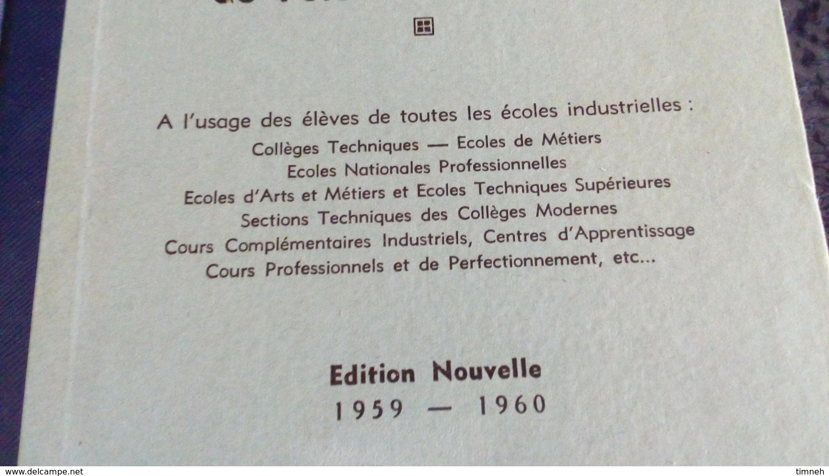 AIDE - MEMOIRE DE L'élève DESSINATEUR - M. NORBERT - EDITION NOUVELLE 1959-1960 - PELADAN LE CANNELIER - 18 Ans Et Plus