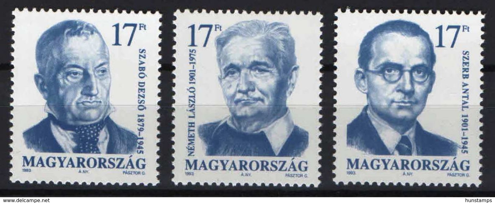 Hungary 1993. Famous Peoples Set MNH (**) Michel: 4257-4259 / 2 EUR - Neufs