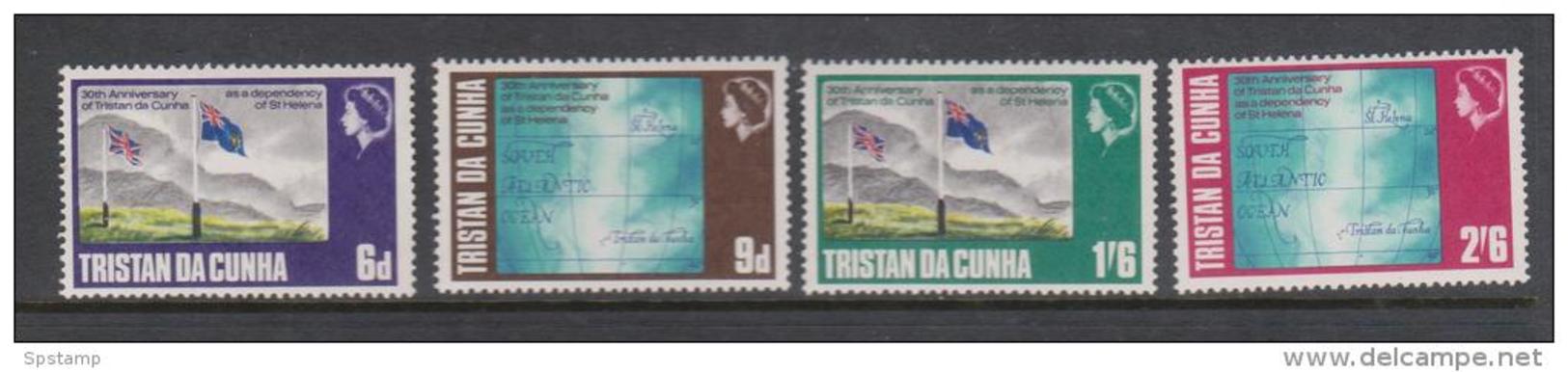 Tristan Da Cunha 1968 Anniversary Set 4 MNH - Tristan Da Cunha