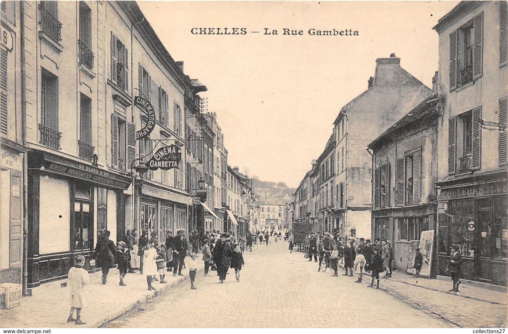 77-CHELLES- LA RUE BAMBETTA - Chelles