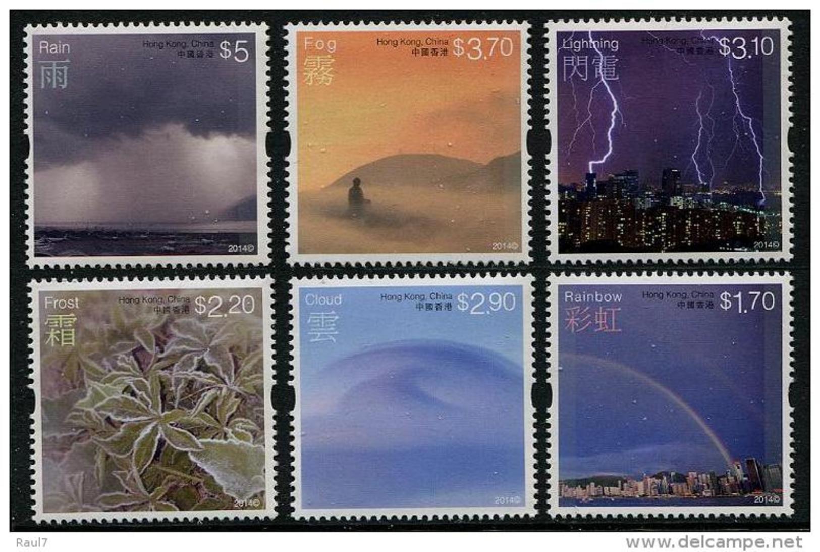 HONG KONG 2014 - Phénomenes Naturelles - 6 Val Neuf // Mnh - Neufs