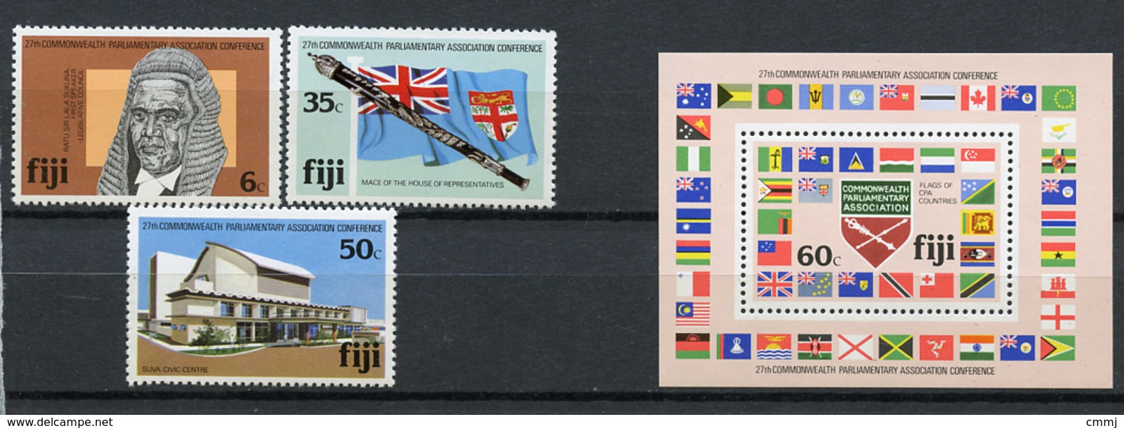 1981 - FIJI - Catg. Mi.  444/446 + Block 2 - NH - (R-SI.331.713 -  50) - Fiji (1970-...)