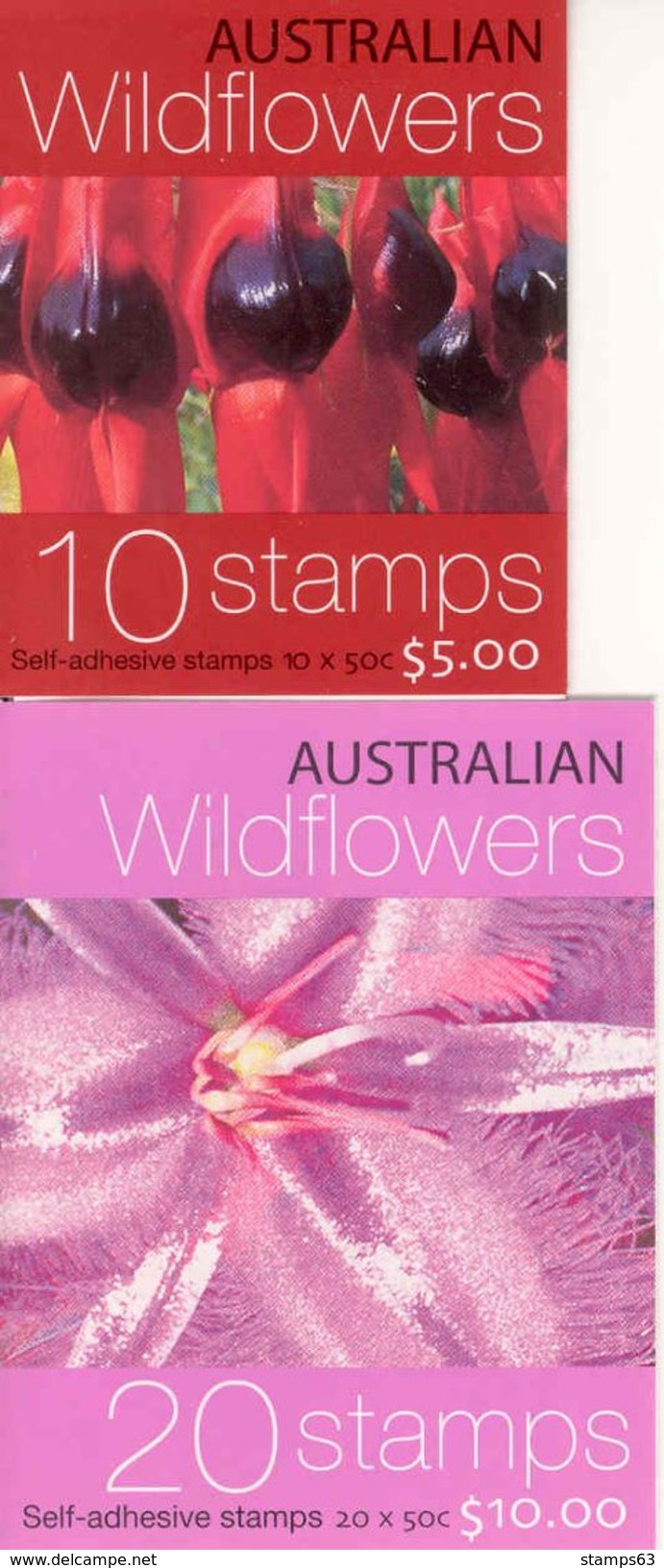 AUSTRALIA, 2005, Booklet 257/258, Wildflowers - Booklets