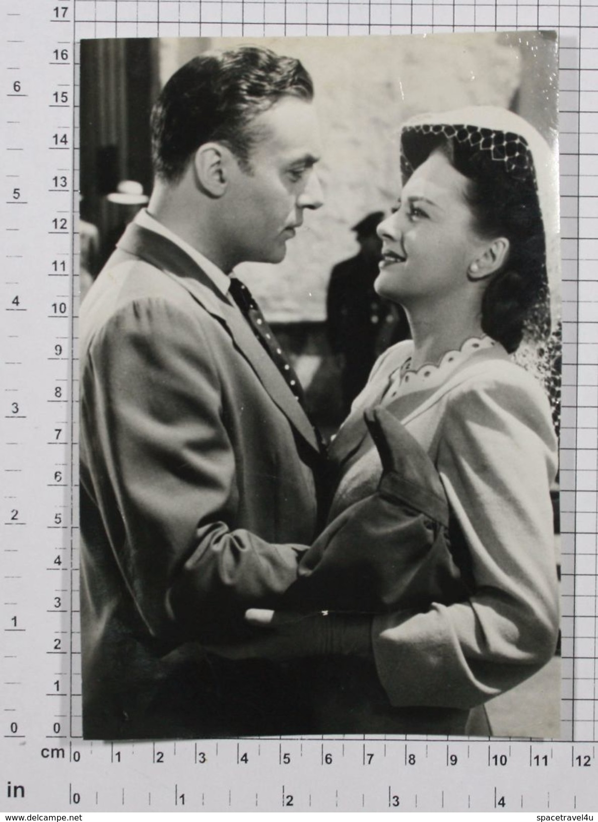 OLIVIA DE HAVILLAND And CHARLES BOYER - Vintage PHOTO REPRINT (224-H) - Other & Unclassified