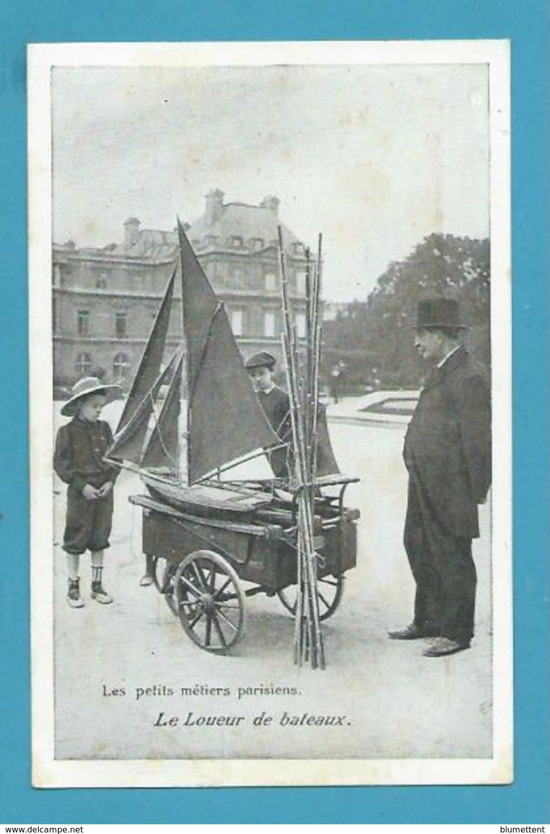 CPA LES PETITS METIERS PARISIENS Le Loueur De Bateaux   édit. LAAS ET PECAUD - Straßenhandel Und Kleingewerbe