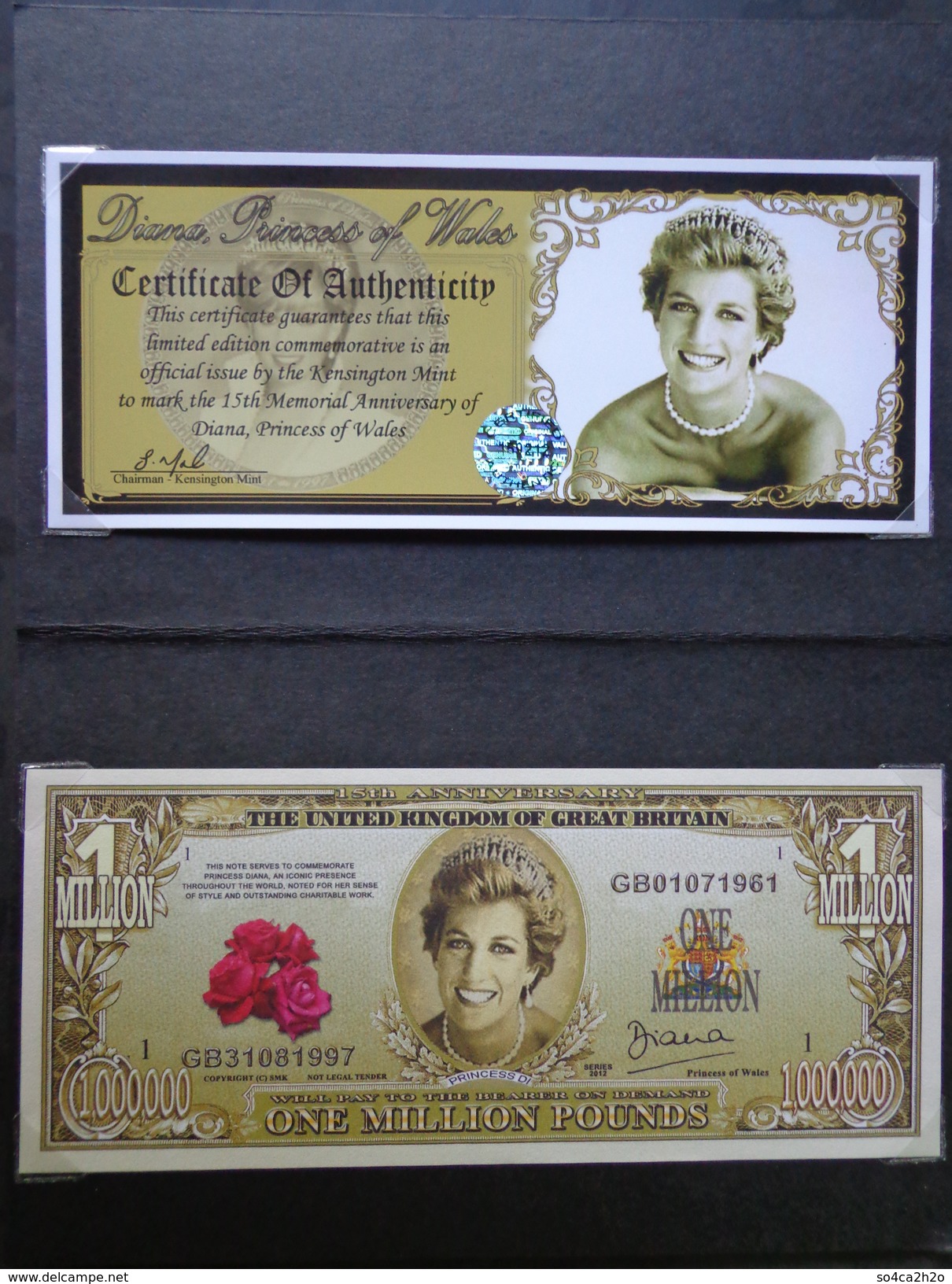 Lady DIANA 1 Pound Commémoratif 2012 UNC - Specimen