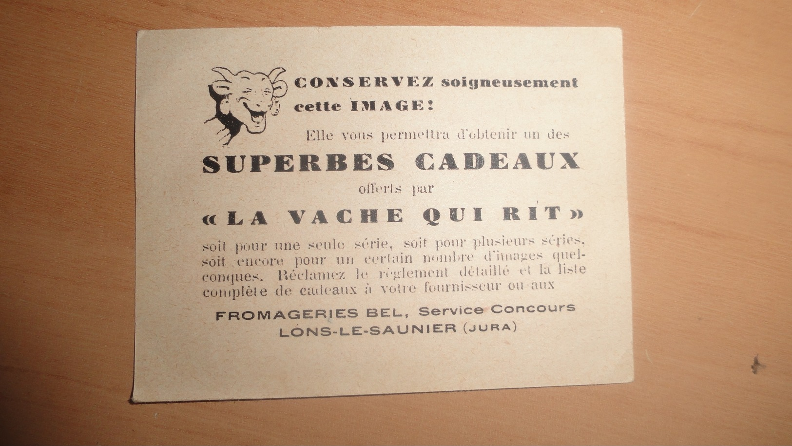 Images"Vache Qui Rit"TB_voir Recto-verso - Autres & Non Classés