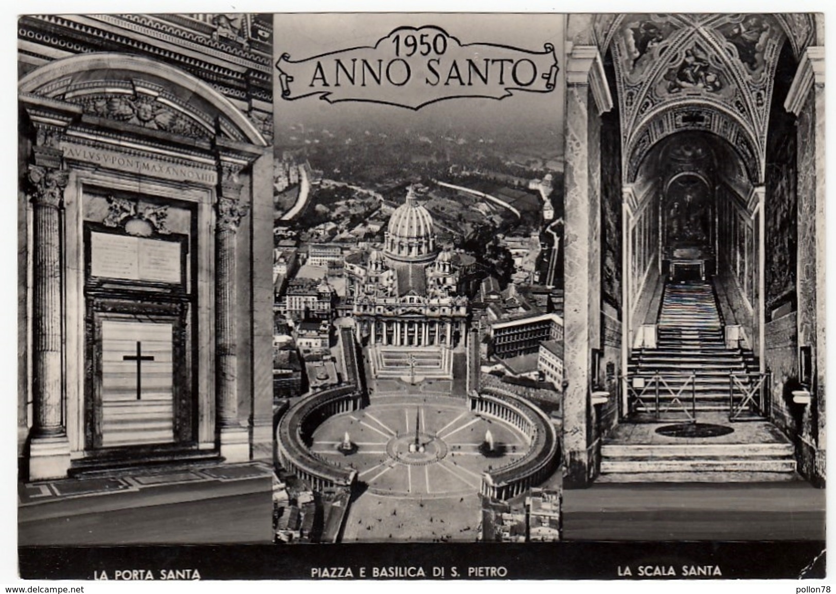 ROMA - ANNO SANTO 1950 - Vedi Retro - Autres & Non Classés