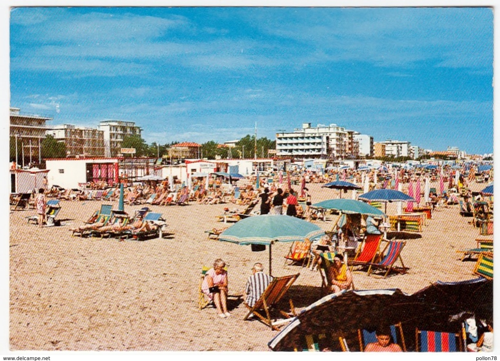 MIRAMARE - RIVAZZURRA DI RIMINI - LUNGOMARE E SPIAGGIA - 1971 - Rimini